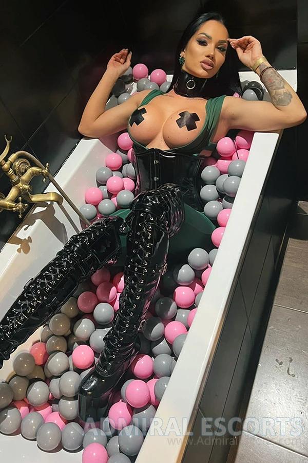 Dungeon Nattasha Black, escort in London from Admiral Escorts.