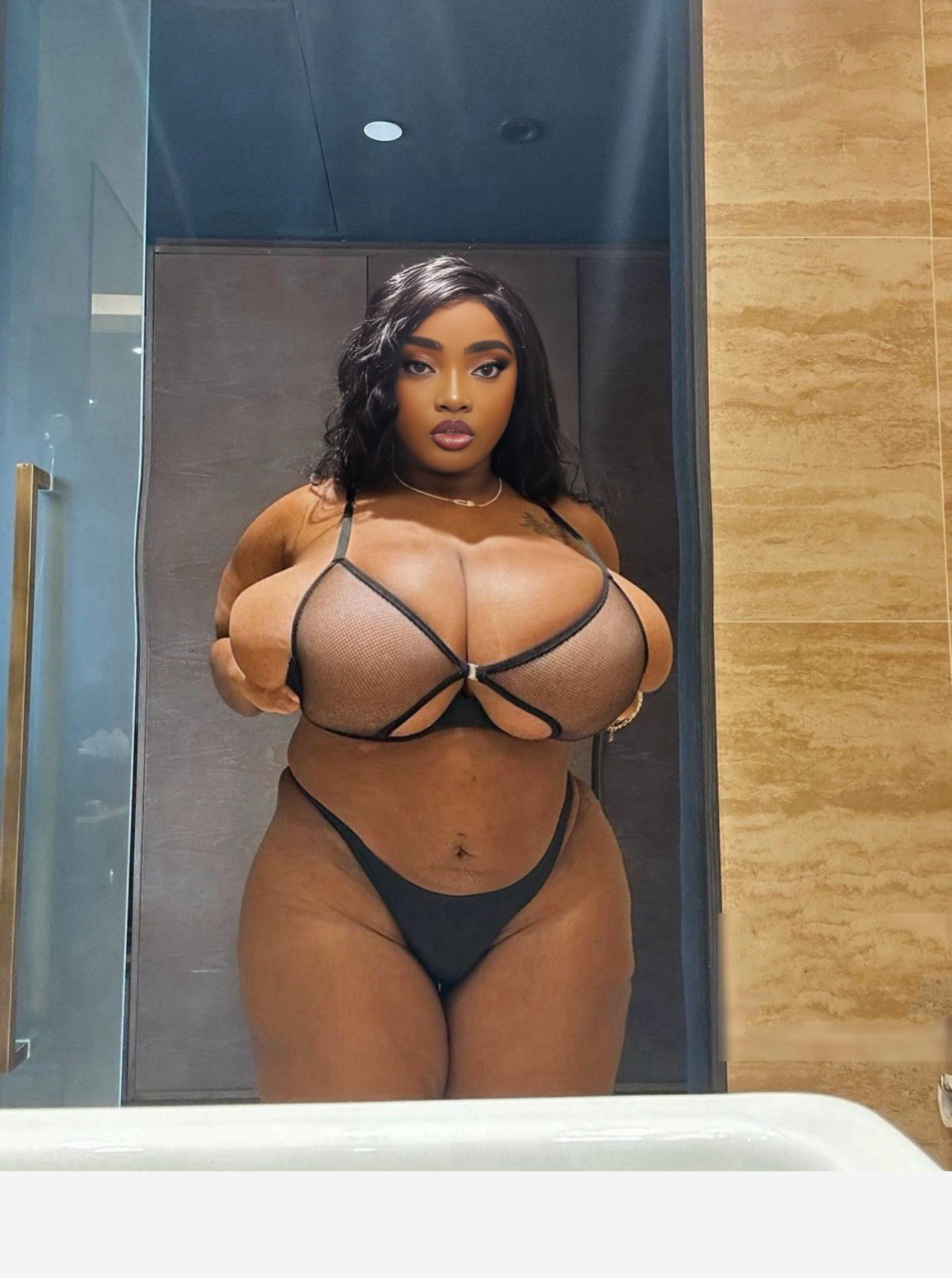 Ebony Big Boobs Rachael, independent escort in Dubai.