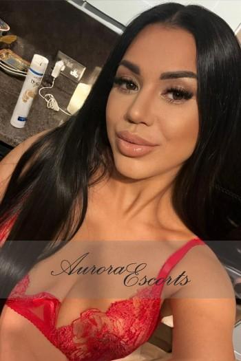 Justina, escort in London from Aurora London Escorts.