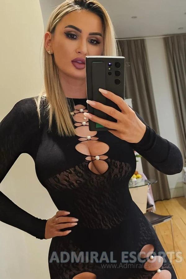 Aria, escort in London from Admiral Escorts.